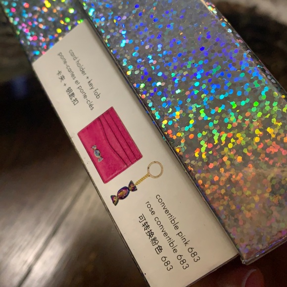 Last one⛔️Auth Kate Spade leather metallic crd/Key - Picture 11 of 15